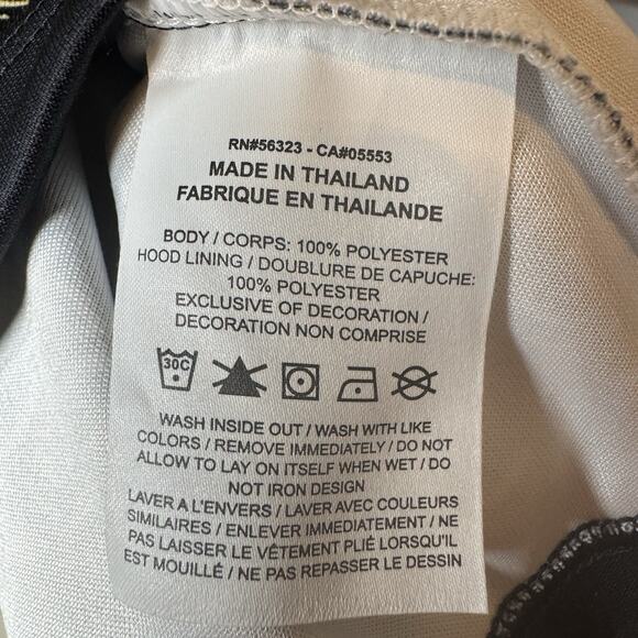 Nike Sportswear Icon Clash Chain Women Crop Top Hoodie Black Gold 2X - Picture 9 of 9